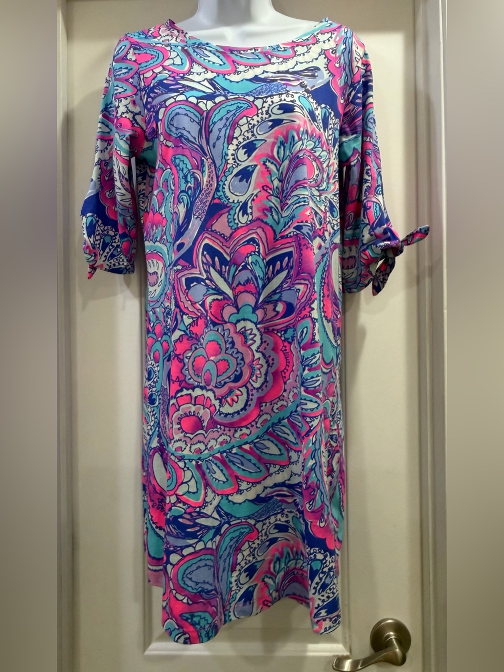 Lilly Pulitzer Preston Dress Size Medium Tropics Mermaid Call 🧜♀️🧜♀️🧜♀️